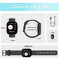 Multifunktionale Smartwatch für Damen und Herren