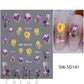 🌸🔥1 kaufen, 1 gratis💅 5D Blumen-Nagelsticker🌺