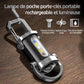 🔦 Wiederaufladbarer Schlüsselanhänger – 300 Lumen, USB-C Ladung & Stoßfestes Design für Sicherheit und EDC ⚡