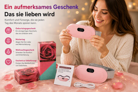 💝Das beste Geschenk für sie! Dynamisches Massage- und Wärmegürtel für die Menstruation