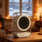Elektrischer Tischheizkörper leise und effizient kompakt und tragbar praktische Zusatzheizung für Zuhause und Büro den Heizbedarf im Winter deckt