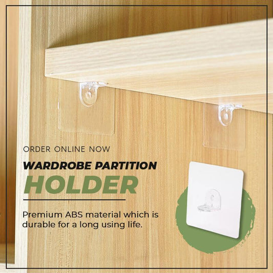 🧺 50% RABATT! 🏠 Kleiderschrank-Wandhalterung (16 Stück) – Stabil, einfach zu montieren & vielseitig – Ideal für Kleidung, Taschen & Accessoires im Schrank ✨