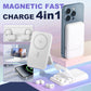 🔋🎧 4-in-1 magnetische Powerbank mit Ladefunktion, Kopfhörer-Etui und Ständer