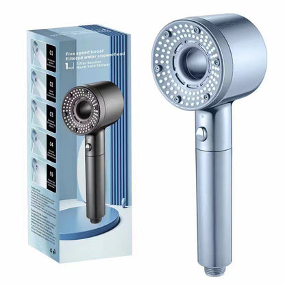 🚿 50% RABATT! 🎉 Hochdruck-Duschkopf – 5 Strahlarten, Wassersparend & Anti-Kalk 💦📦