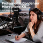 Kit microphone à condensateur professionnel avec bras de support
