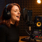 Kit microphone à condensateur professionnel avec bras de support