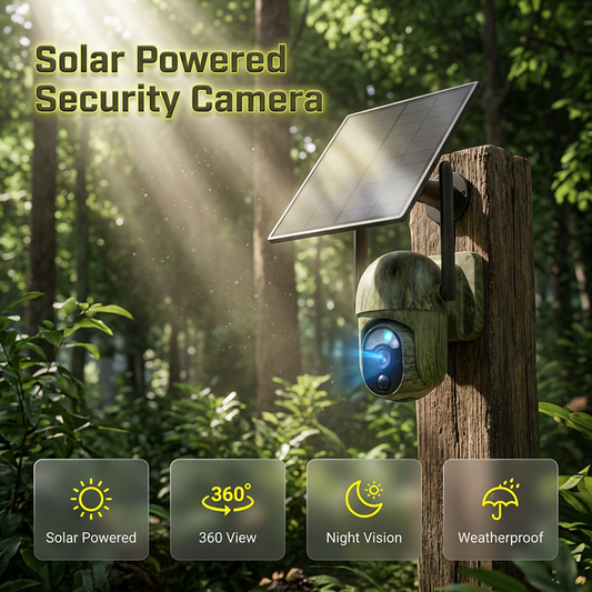 📹☀️ 50% RABATT! Solarbetriebene Überwachungskamera mit Nachtsichtfunktion – Kabellos, 24/7 Schutz & App-Benachrichtigung für Haus & Garten 🔒