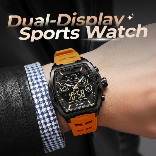 ⏳Zeitlich begrenztes Sonderangebot⏰Herren Dual-Display Sportuhr mit Leuchtzifferblatt 🏃