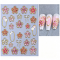 🌸🔥1 kaufen, 1 gratis💅 5D Blumen-Nagelsticker🌺