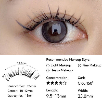 Natürlich Weiche Magnetische Wimpern