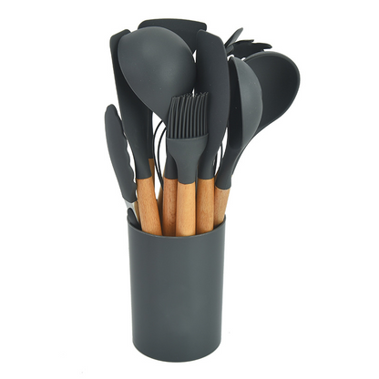 Komplettes Silikon-Küchenutensilien-Set